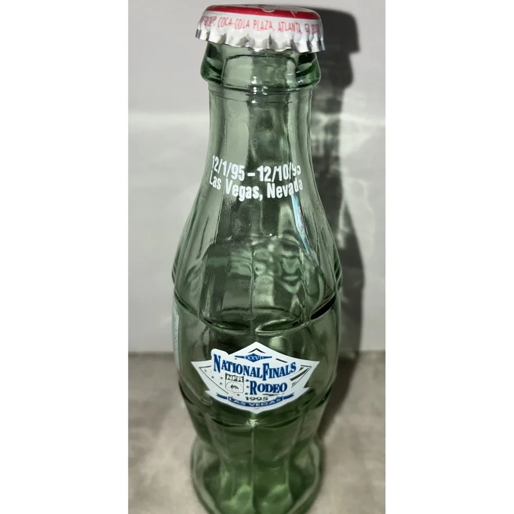 Coca-Cola Bottle 1995 National Finals Rodeo Las Vegas Nevada 8 oz‎ Empty Vintage